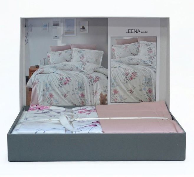 Постільна білизна First Choice Cotton Satin 160 х 220 см Leena Powder 31950 фото